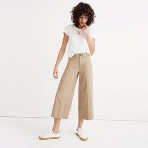 Madewell Langford Wide-Leg Crop Pants - sz 27